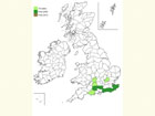  Distribution map Copyright Martin Evans 