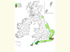  Distribution map Copyright Martin Evans 