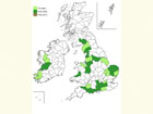  Distribution map Copyright Martin Evans 