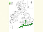  Distribution map Copyright Martin Evans 