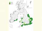  Distribution map Copyright Martin Evans 