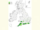  Distribution map Copyright Martin Evans 