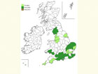  Distribution map Copyright Martin Evans 