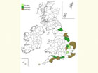  Distribution map Copyright Martin Evans 