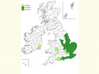  Distribution map Copyright Martin Evans 