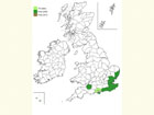  Distribution map Copyright Martin Evans 