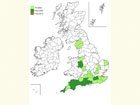  Distribution map Copyright Martin Evans 