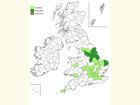  Distribution map Copyright Martin Evans 