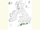  Distribution map Copyright Martin Evans 