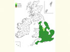  Distribution map Copyright Martin Evans 