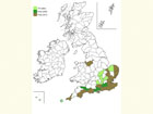  Distribution map Copyright Martin Evans 