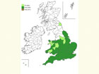  Distribution map Copyright Martin Evans 