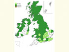  Distribution map Copyright Martin Evans 